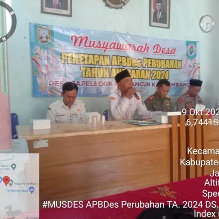 Musyawarah Desa Penetapan Anggaran dan Belanja Desa Perubahan Tahun Anggaran 2024